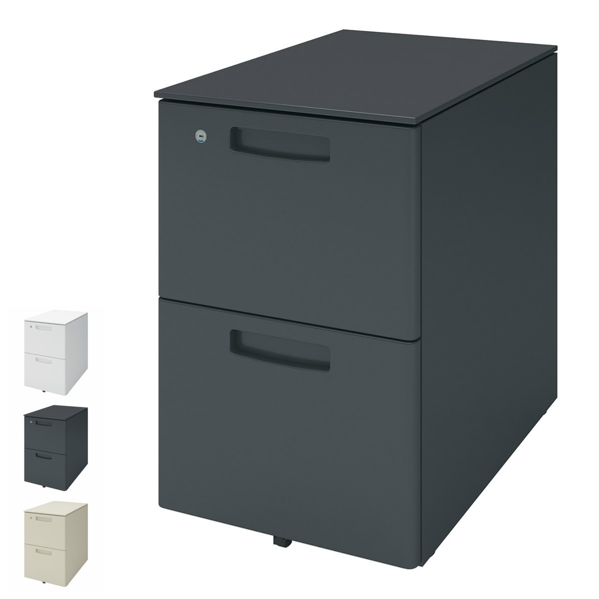 INVENT インベント／ワゴン／2段／W395×D602／ブラック