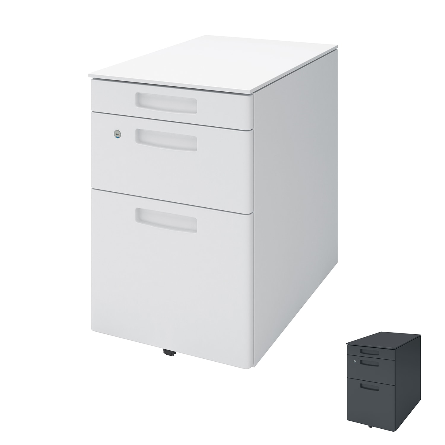 LEAN リーン／ワゴン／W395×D602／ホワイト［ラクラク納品］