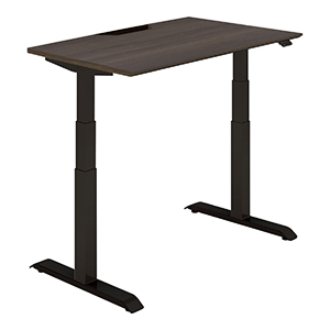 SEQUENCE シークエンス／スタンダードテーブル／舟底エッジ／ハイグレードカラー／W1150／ベーシックレバー／天板スモークドグレー／脚ブラック