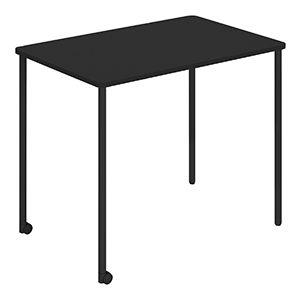 Any Table エニーテーブル／角形／W900×D600×H720／天板・脚ブラック