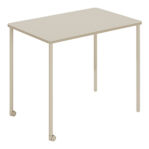 Any Table エニーテーブル／角形／W900×D600×H720／天板・脚ホワイトブラウン