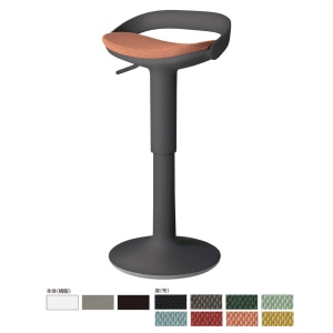 Join ジョイン／本体ブラック／座ペールテラコッタ