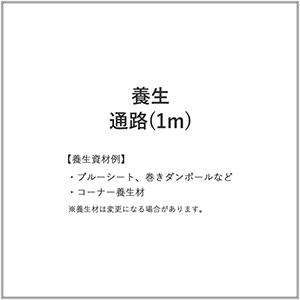養生　通路（1m）