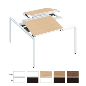 UPTIS アプティス／両面タイプ／トレータイプ／W1200／基本タイプ／天板ナチュラルオーク／脚ホワイト