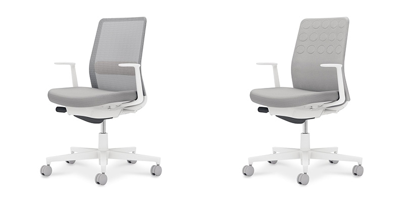 用途に応じて背もたれの素材を使い分ける