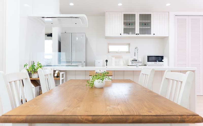 ダイニングテーブルのレイアウト方法