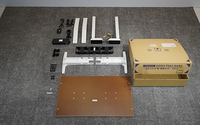 電動昇降デスクは1人で組み立てできる？