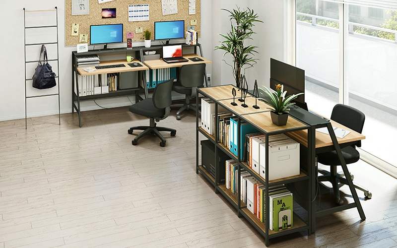 自宅兼オフィスにおけるデスクレイアウトのポイント