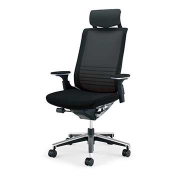 ヘッドレスト付き 可動肘