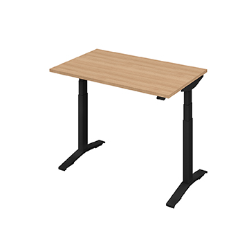 本体：ブラック天板：ナチュラルオーク