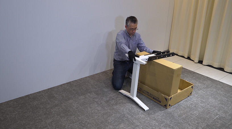 組立方法（１人で組み立てる場合）