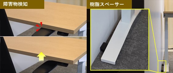 安心の障害物検知&指はさみ防止