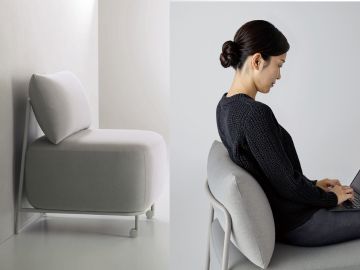 使い心地を高める背の形状