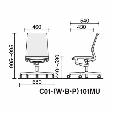 メッシュ／肘なし