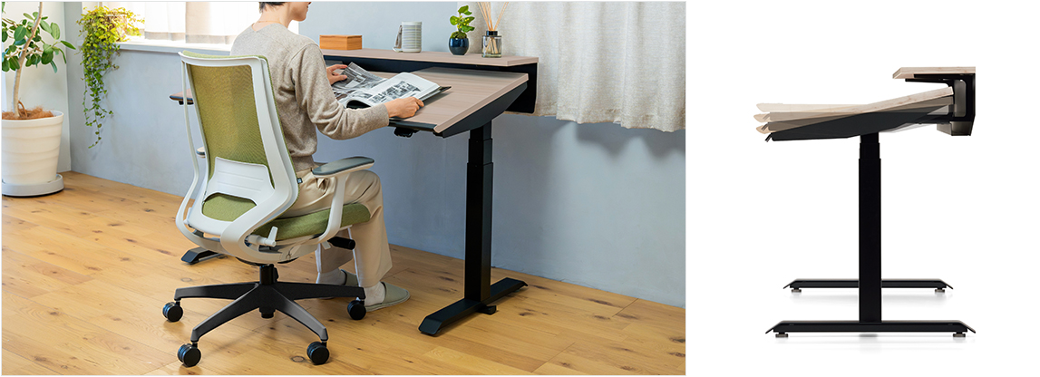 よりハイクオリティなチルトテーブルタイプ