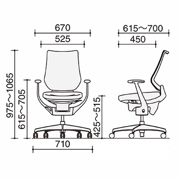 バーチカル/T型肘・アルミ肘